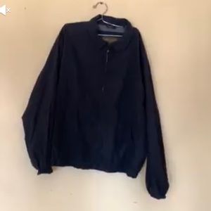 timberland flannel lined zip up work jacket size L